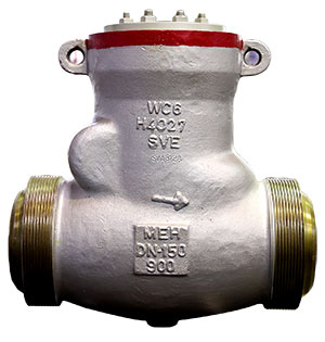 CAST STEEL SWING CHECK VALVE PRESSURE SEAL COVER