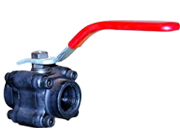 FORGED STEEL 3 PC BALL VALVE